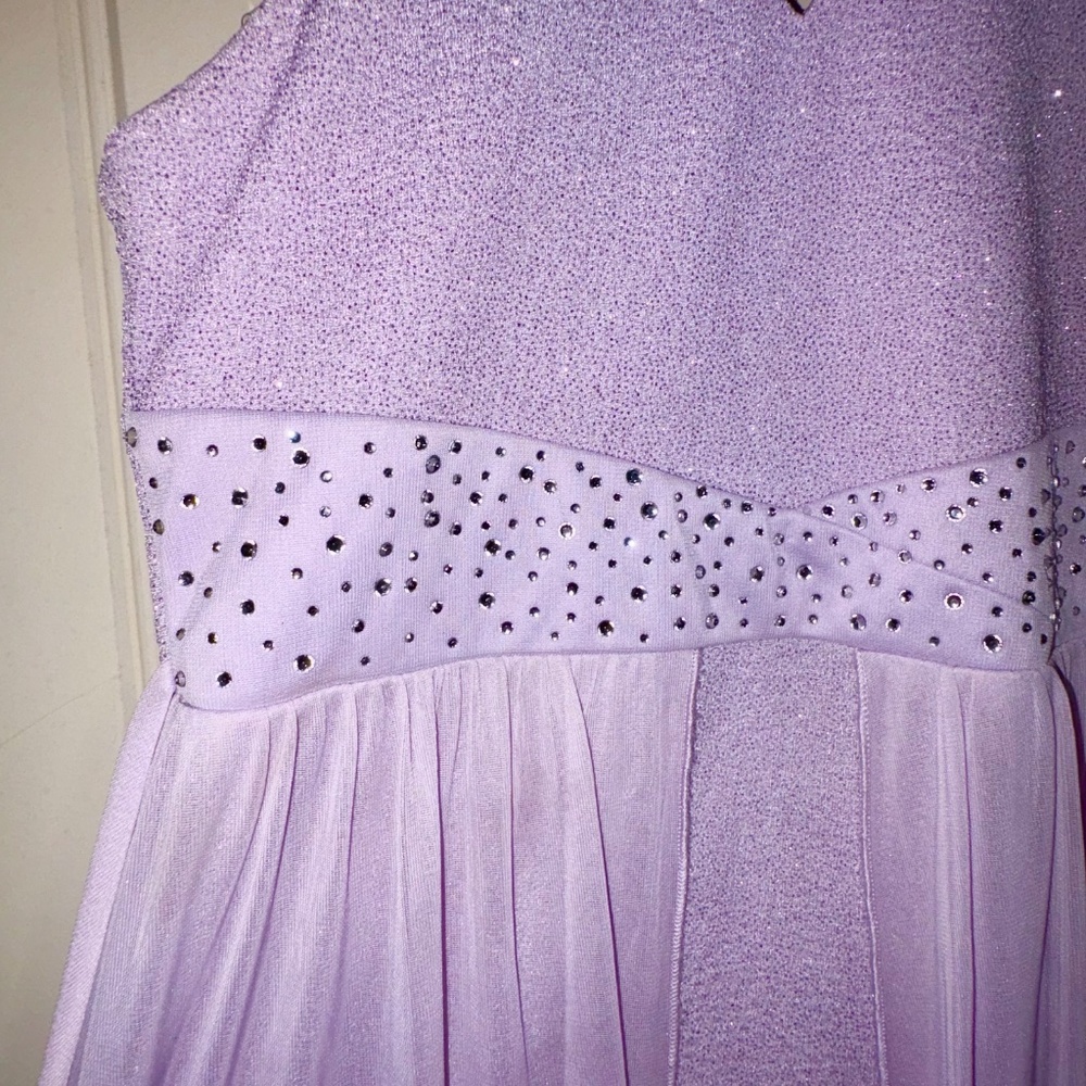 Girls Lilac dress - semi formal - girls cute dress - Picture 4 of 8